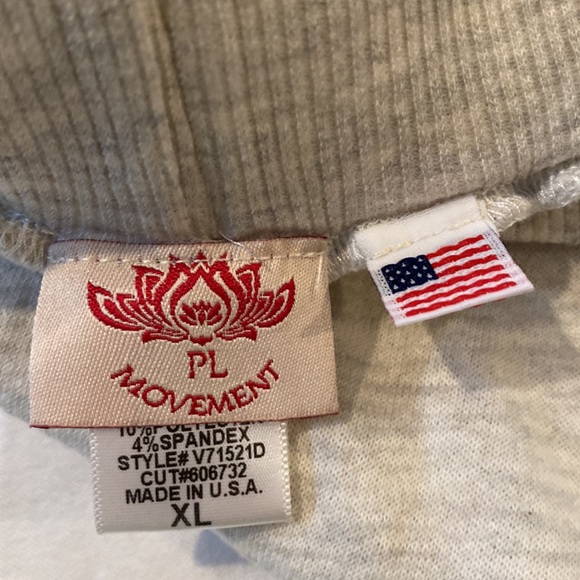 PL Movement Heathered Off White Activewear Pant in size XL - Picture 5 of 6